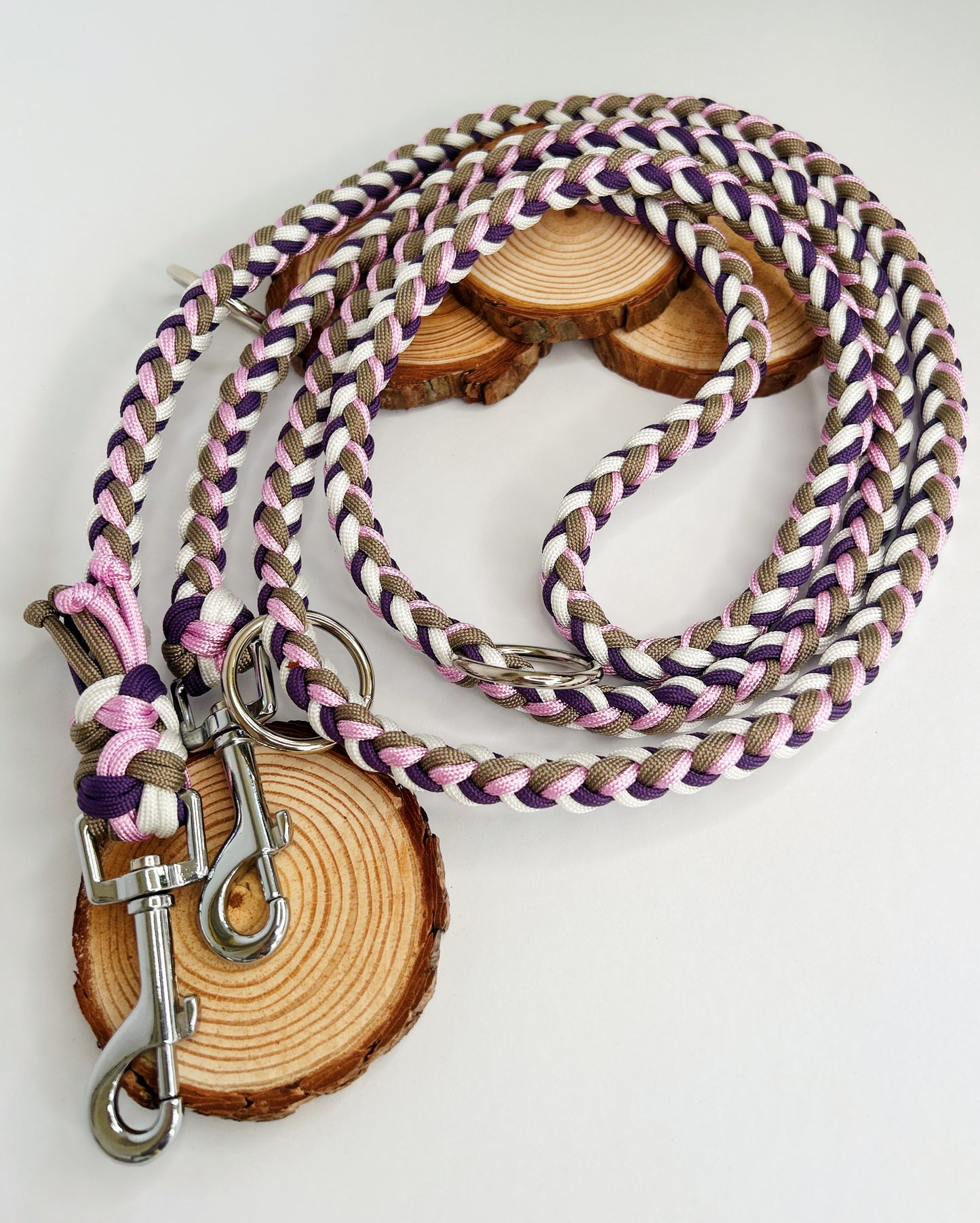 Leine Buddy | light lavender, taupe, purple, weiß